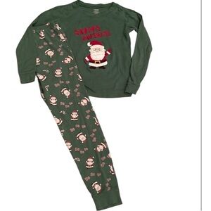 Gymboree Santas favorite pajamas Christmas cotton size 8 boys girls unisex